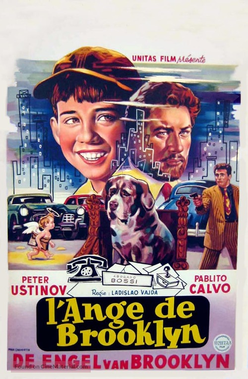 Un angelo &egrave; sceso a Brooklyn - Belgian Movie Poster