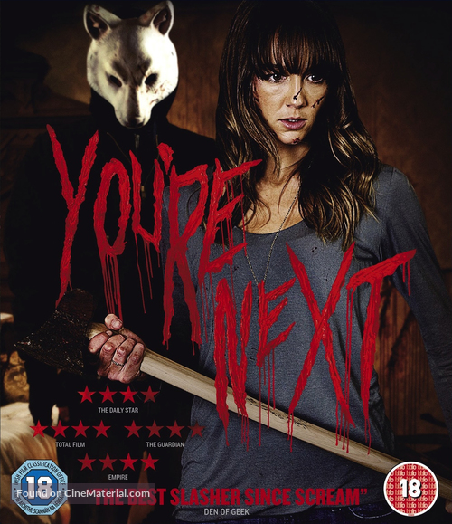 You&#039;re Next - British Blu-Ray movie cover