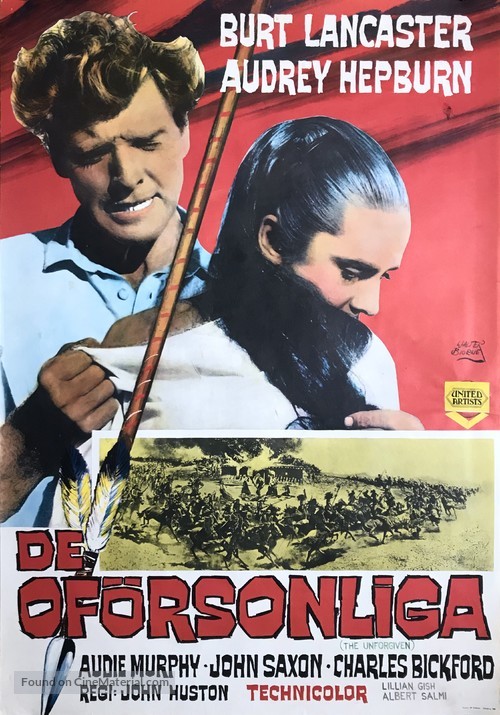 The Unforgiven - Swedish Movie Poster