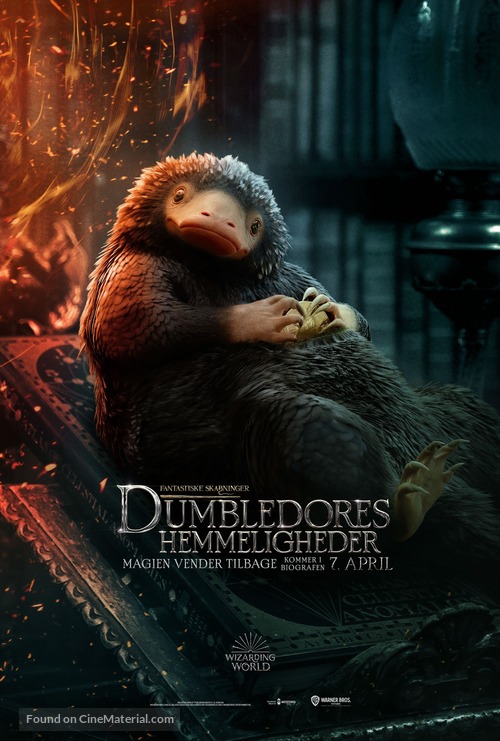 Fantastic Beasts: The Secrets of Dumbledore - Danish Movie Poster