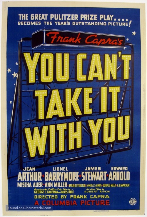 You Can&#039;t Take It with You - Movie Poster
