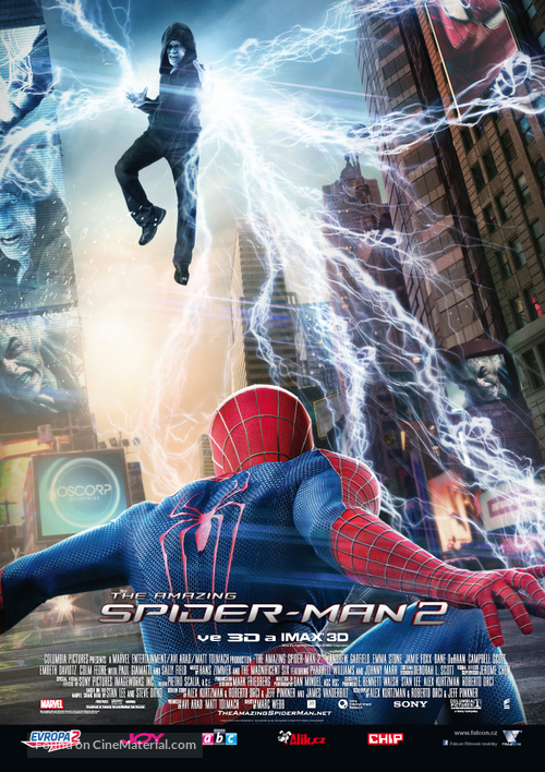The Amazing Spider-Man 2 - Czech Movie Poster