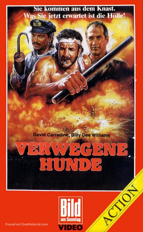 Oceans of Fire - German VHS movie cover