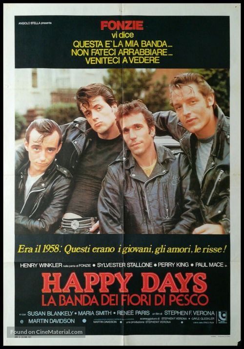 The Lords of Flatbush - Italian Movie Poster
