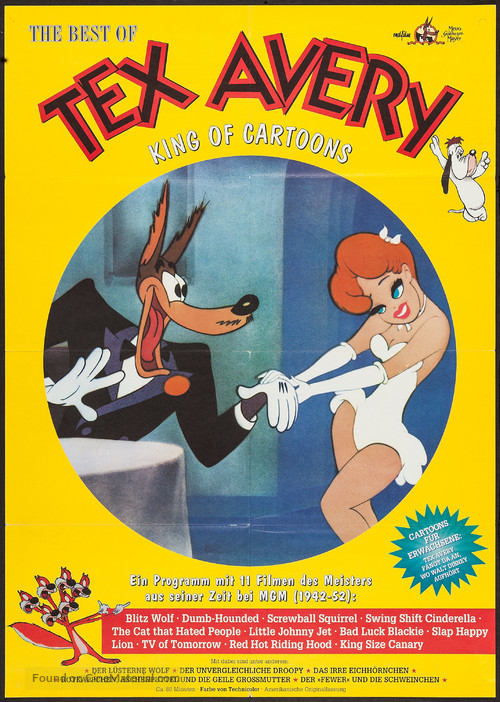 Tex Avery, the King of Cartoons - German Movie Poster