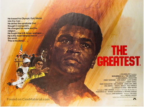 The Greatest - British Movie Poster