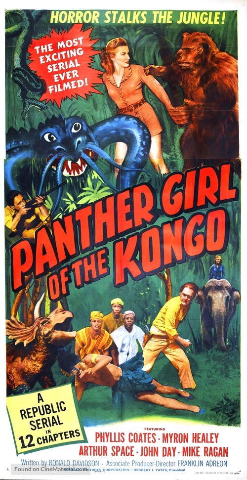 Panther Girl of the Kongo - Movie Poster