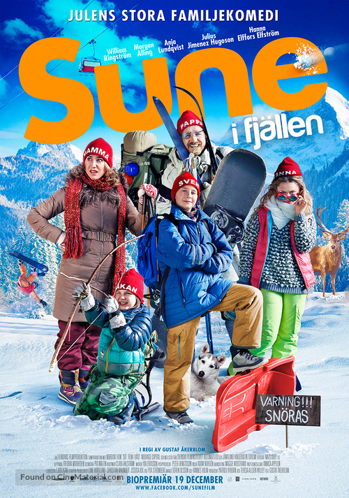 Sune i fj&auml;llen - Swedish Movie Poster