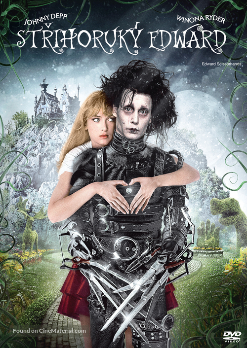 Edward Scissorhands - Czech DVD movie cover