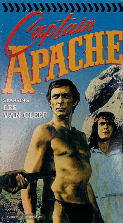 Captain Apache - VHS movie cover