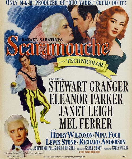 Scaramouche - Italian Movie Poster