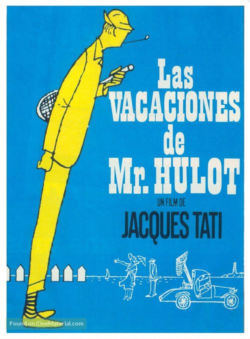 Les vacances de Monsieur Hulot - Spanish Movie Poster