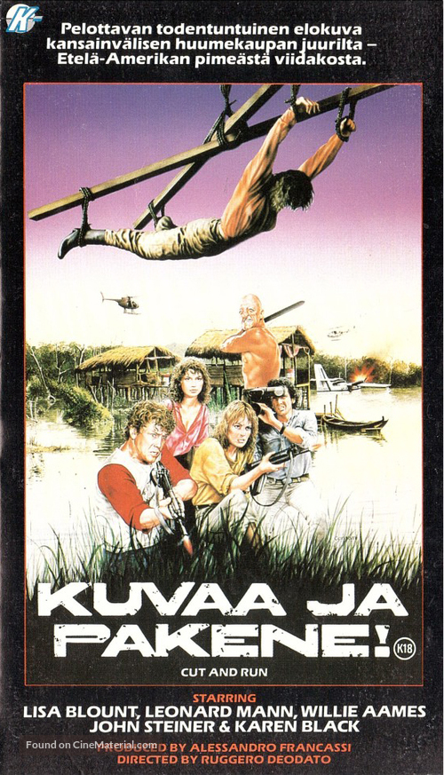 Cut and Run - Finnish VHS movie cover