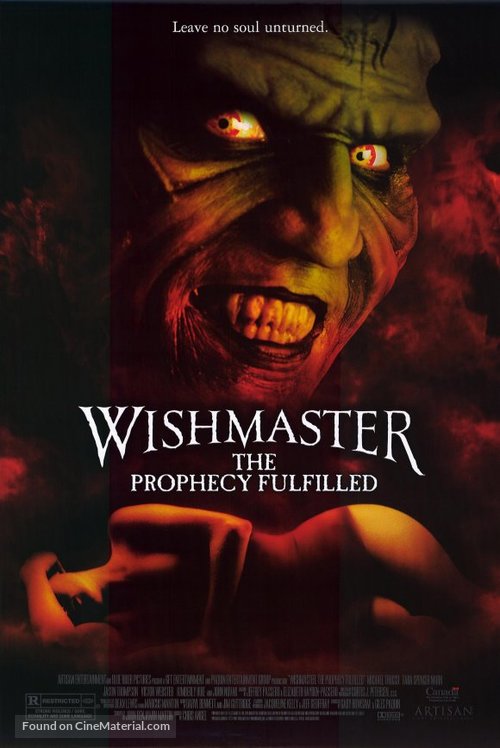 Wishmaster 4: The Prophecy Fulfilled - Canadian Movie Poster