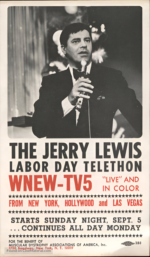 &quot;Jerry Lewis MDA Labor Day Telethon&quot; - poster