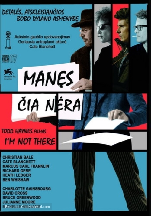 I&#039;m Not There - Lithuanian Movie Poster