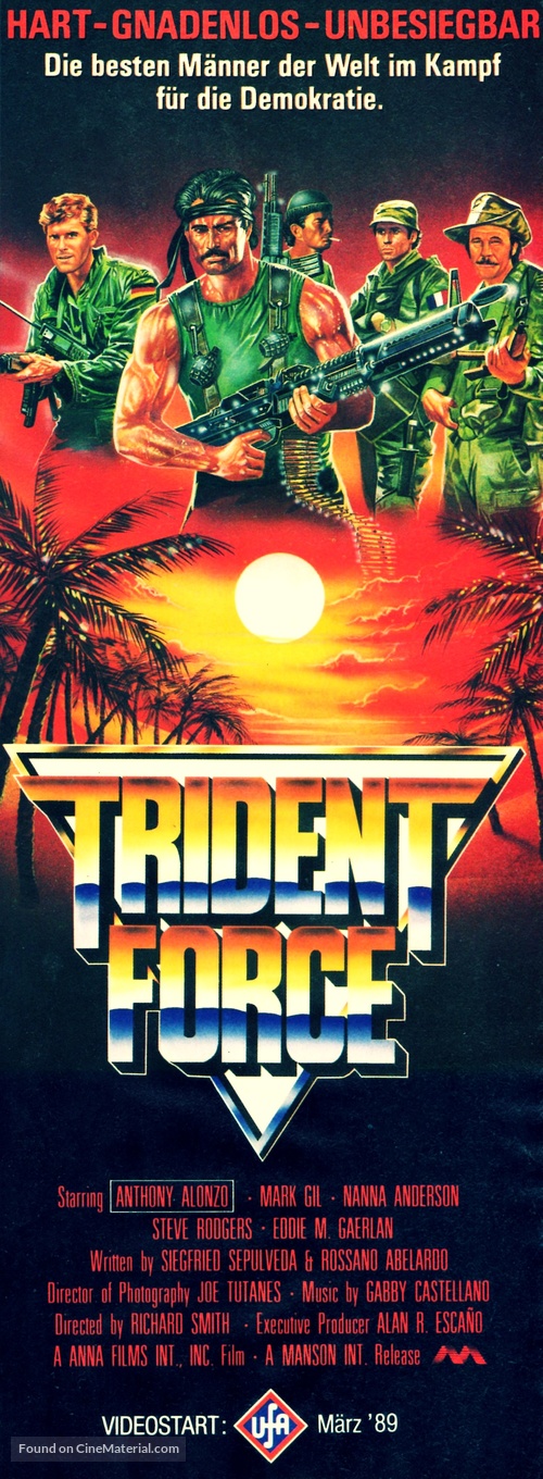 The Trident Force - German Video release movie poster