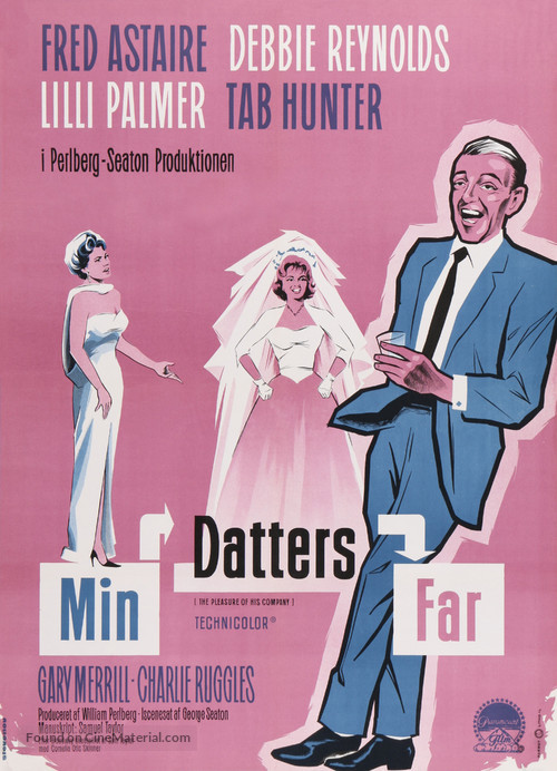 The Pleasure of His Company - Danish Movie Poster
