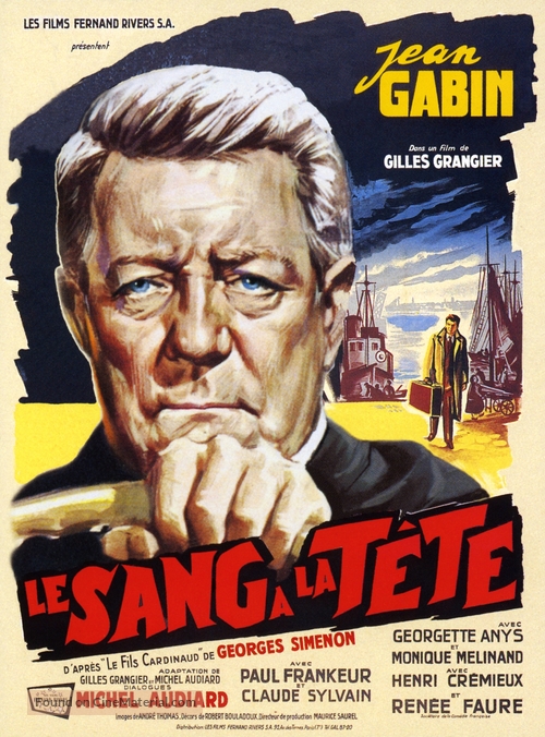 Le sang &agrave; la t&ecirc;te - French Movie Poster