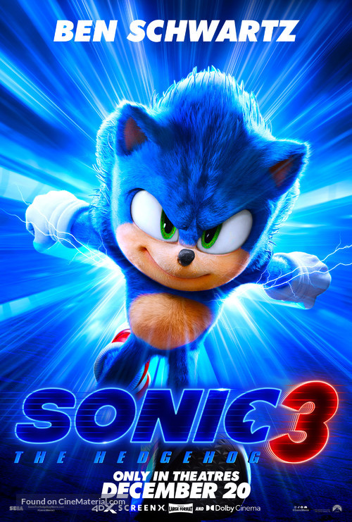 Sonic the Hedgehog 3 - Movie Poster