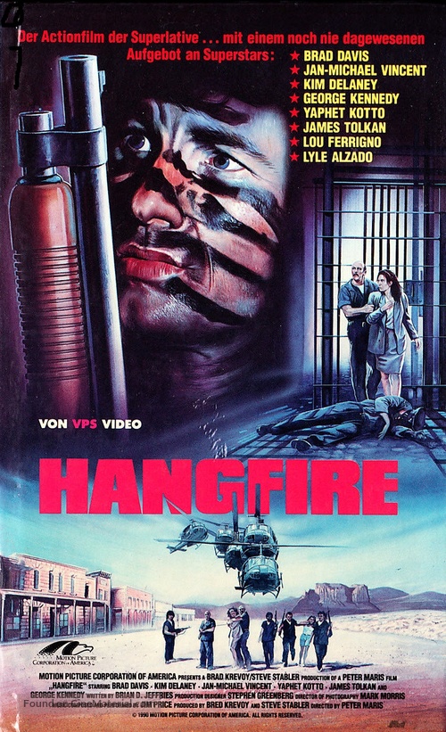 Hangfire - German VHS movie cover