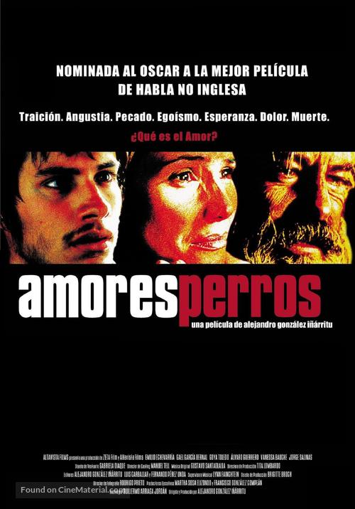 Amores Perros - Spanish poster