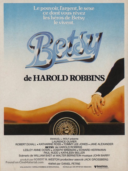 The Betsy - French Movie Poster
