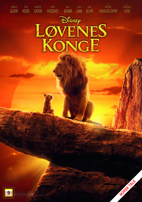 The Lion King - Norwegian DVD movie cover