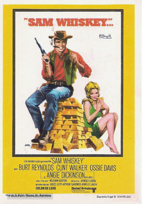 Sam Whiskey - Spanish Movie Poster