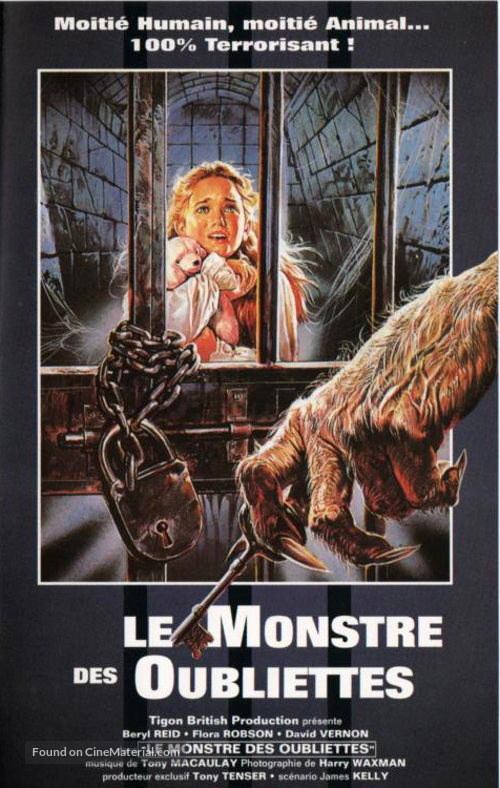 The Beast in the Cellar - French VHS movie cover