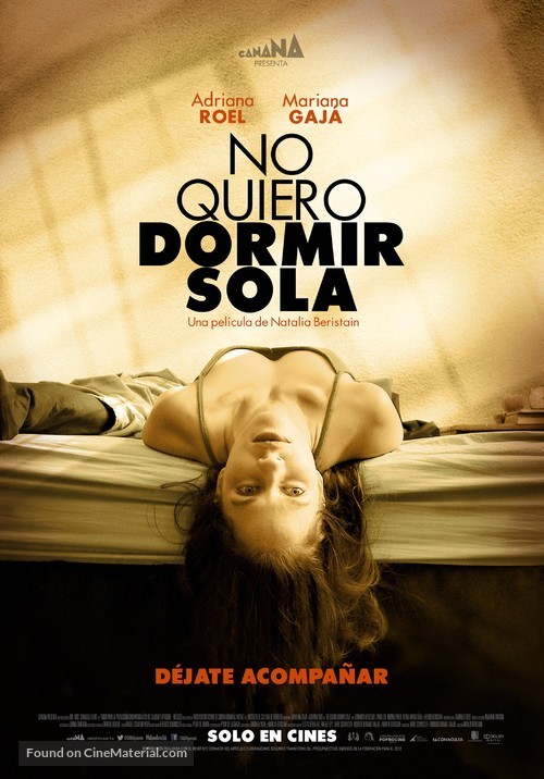 No quiero dormir sola - Mexican Movie Poster