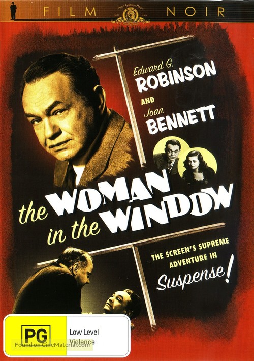 The Woman in the Window - Australian DVD movie cover