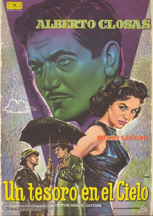 Un tesoro en el cielo - Spanish Movie Poster