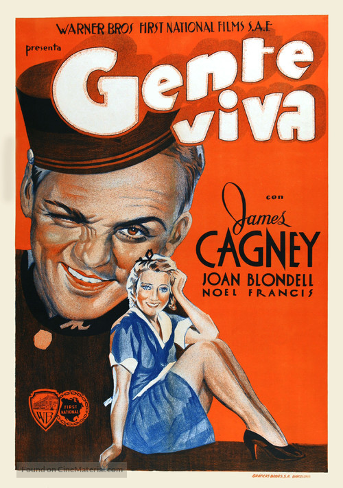 Blonde Crazy - Spanish Movie Poster