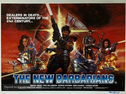 I nuovi barbari - British Movie Poster