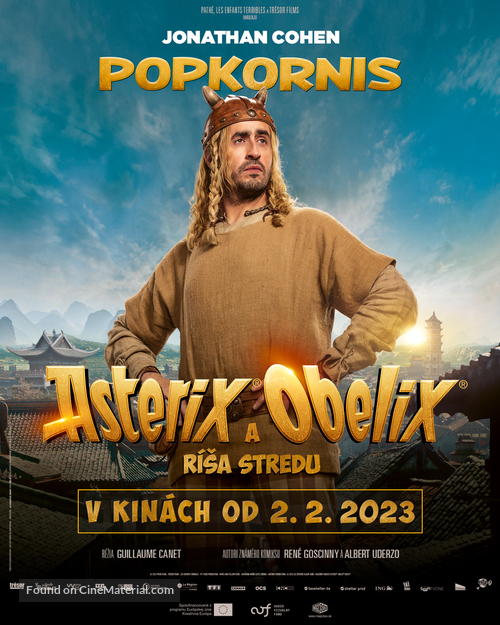 Ast&eacute;rix &amp; Ob&eacute;lix: L&#039;Empire du Milieu - Slovak Movie Poster