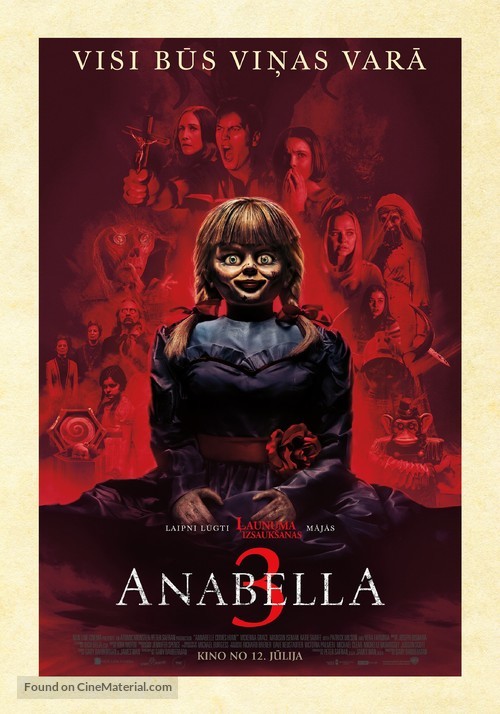 Annabelle Comes Home - Latvian Movie Poster