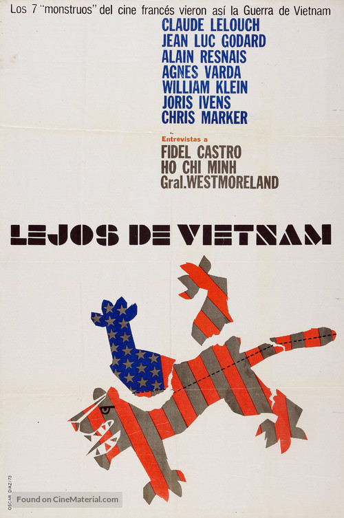 Loin du Vietnam - Argentinian Movie Poster