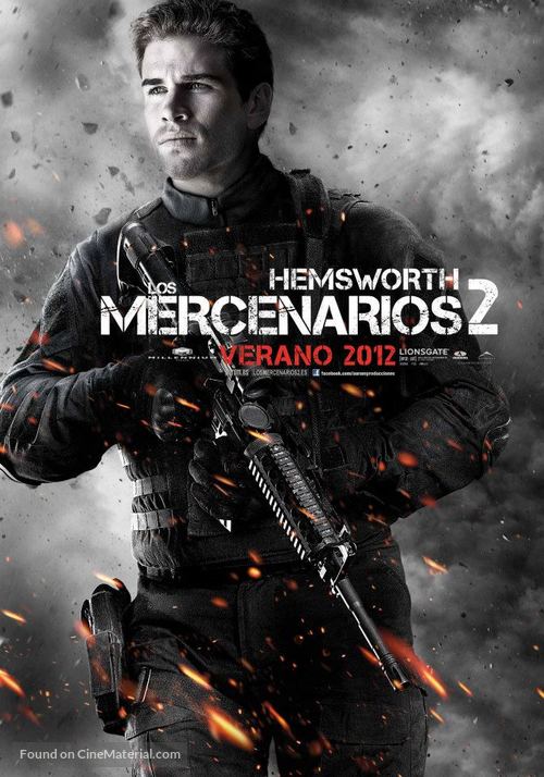 The Expendables 2 - Spanish Movie Poster