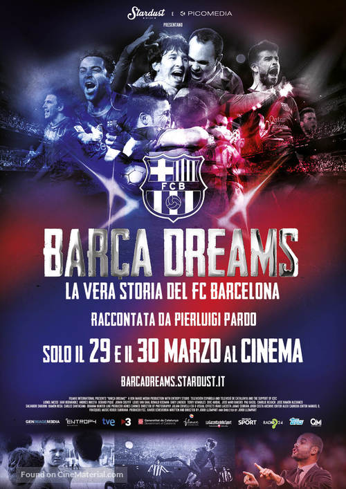 Los sue&ntilde;os del Bar&ccedil;a - Italian Movie Poster