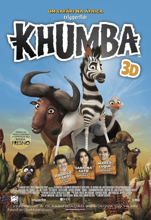 Khumba - Brazilian Movie Poster