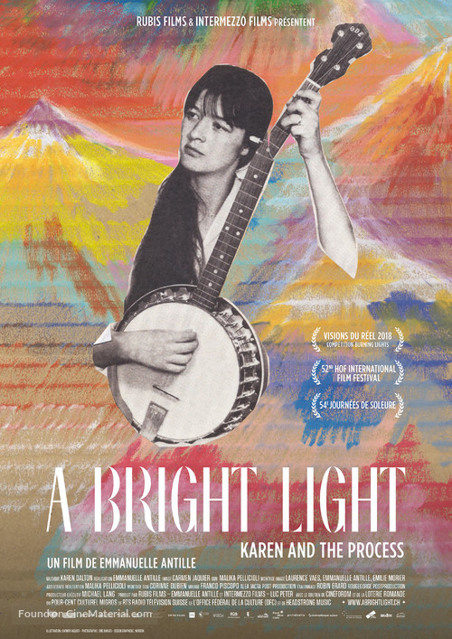 A Bright Light - Karen and the Process - Swiss Movie Poster