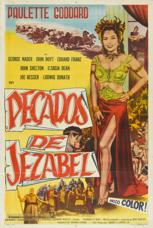 Sins of Jezebel - Argentinian Movie Poster