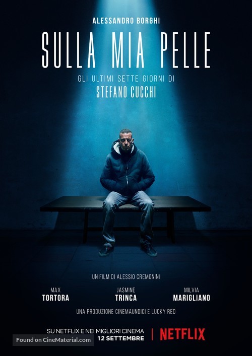 Sulla mia pelle - Italian Movie Poster