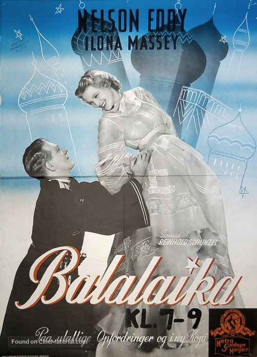 Balalaika - Danish Movie Poster