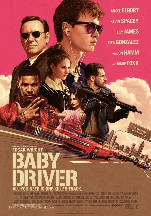 Baby Driver - Finnish Movie Poster