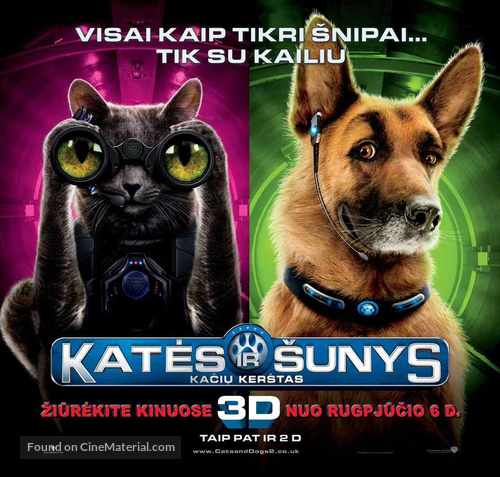 Cats &amp; Dogs: The Revenge of Kitty Galore - Lithuanian Movie Poster