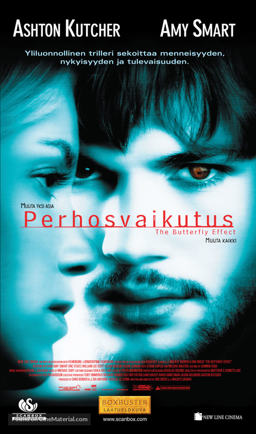 The Butterfly Effect - Finnish Movie Poster