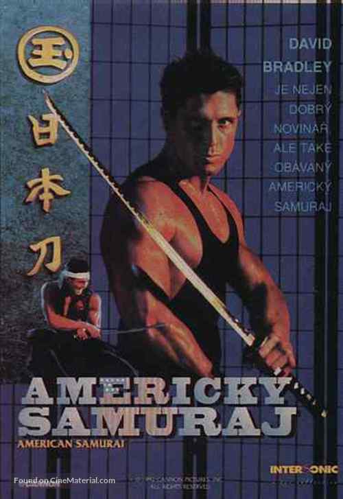 American Samurai - Czech VHS movie cover
