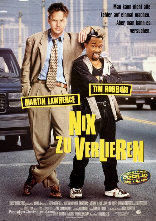 Nothing To Lose - German Movie Poster